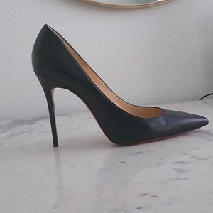 Christian Louboutin Black Pigalle 100 heels size 37.5